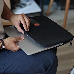 Npo Ace 13" Macbook, Apple Ipad Uyumlu,ultra Korumalı Notebook & Tablet Kılıfı/çantası-siyah