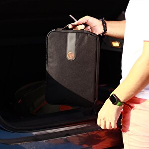 Npo Ace 13" Macbook, Apple Ipad Uyumlu,ultra Korumalı Notebook & Tablet Kılıfı/çantası-siyah