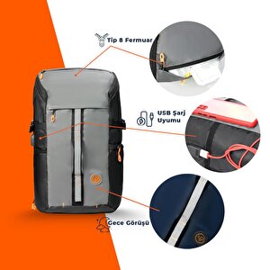 Npo Adventure Sport 16" 25lt Smart Outdoor Sırt Çantası-turuncu