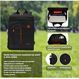 Npo Citylife Smart 16" Notebook Sırt Çantası-siyah-teknoraks