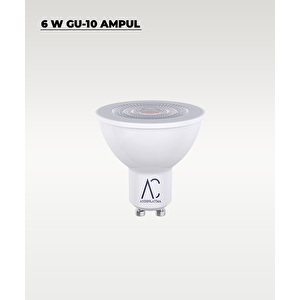 6W GU10 Led Ampul 4000k Gün Işığı 10 Adet