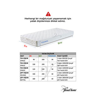 Pamuklu Ranforce Tek Ve Çift Kişilik Gri Lastikli Çarşaf 100x200 cm
