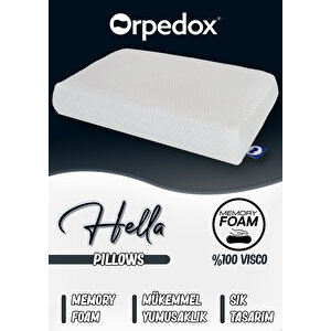 Orpedox  Hella Yastık Ergonomik Boyun Destekli Visco Yastık 60x40x13