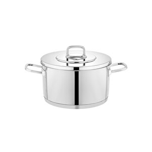 Schafer New Prime Çelik Tencere Seti  8 Parça-inox