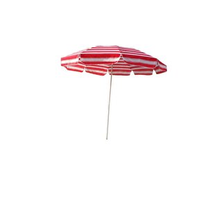 Yüksek Kalite 10 Telli Plaj Şemsiyesi Eğilebilir Bahçe Şemsiyesi Kırmızı Beyaz 01