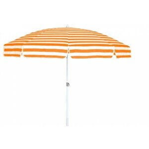 Yüksek Kalite 10 Telli Plaj Şemsiyesi Eğilebilir Bahçe Şemsiyesi Turuncu Beyaz 01