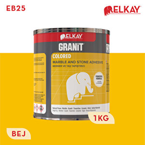 Elkay Eb25 Granit Mermer Ve Taş Yapıştırıcı Bej 1000 Gr