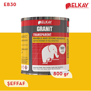 Elkay Eb30 Granit Mermer Ve Taş Yapıştırıcı Şeffaf 800 Gr