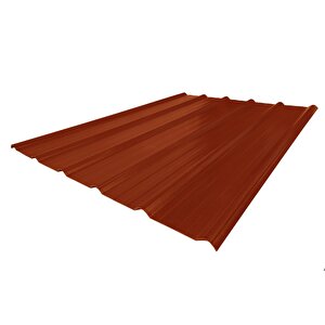 Ecostep Trapez Polimer Çatı Paneli̇ Kırmızı Kırmızı