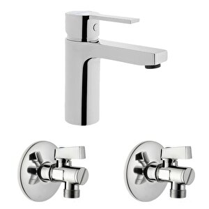Fold S Lavabo Bataryası + 2 Adet Artema Ara Musluk