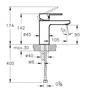 Fold S Lavabo Bataryası + 2 Adet Artema Ara Musluk