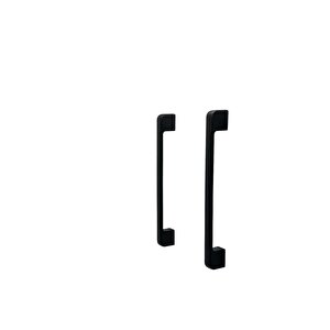 Arel Mat Siyah Tv Ünitesi Vestiyer Yatak Odası Mutfak Dolap Çekmece Kulpu 224 Mm (22,4 Cm) 4 Adet