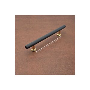 Doruk Siyah Gold Tv Ünitesi Vestiyer Yatak Odası Mutfak Dolap Çekmece Kulpu 192 Mm (19,2 Cm) 10 Adet