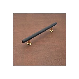 Doruk Siyah Gold Tv Ünitesi Vestiyer Yatak Odası Mutfak Dolap Çekmece Kulpu 192 Mm (19,2 Cm) 10 Adet