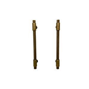 Handles Kulp Mobilya Dolap Mutfak Çekmece Kulpu 158 Mat Antik Sarı 128 Mm (12,8 Cm) 5 Adet