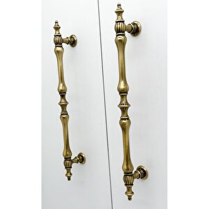 Gözde Antik Sarı Mobilya Dolap Mutfak Çekmece Kulpu 128 Mm 1 Adet