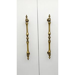 Gözde Antik Sarı Mobilya Dolap Mutfak Çekmece Kulpu 128 Mm 1 Adet