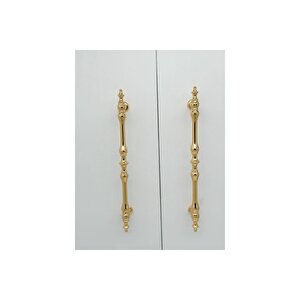 Şehzade Altın Mobilya Dolap Mutfak Çekmece Kulpu 224 Mm ( 22.4 Cm ) 5 Adet