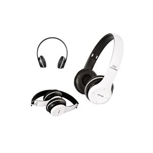 P47 Kulak Üstü Bluetooth Kulaklık 5.0 Beyaz