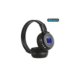 Bs-n65 Kulaklık Lcd Ekran Ile Tf Mp3 Çalar Kablosuz Kulaklık