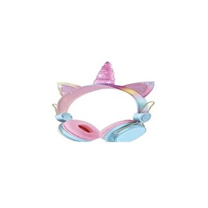Yeni Nesil Kablosuz Sevimli Unicorn Kız Çocuk Kulaklığı Wirelles Bluetooth Pembe