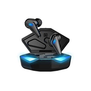 Işıklı Kulakiçi Kablosuz Bluetooth Kulaklık Oyuncu Kulaklığı Çift Mikrofonlu K55