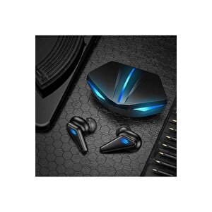 Işıklı Kulakiçi Kablosuz Bluetooth Kulaklık Oyuncu Kulaklığı Çift Mikrofonlu K55