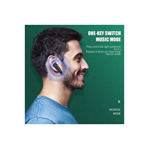 Işıklı Kulakiçi Kablosuz Bluetooth Kulaklık Oyuncu Kulaklığı Çift Mikrofonlu K55