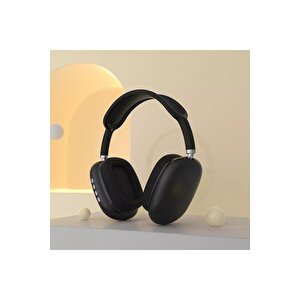 P9 Air Kablosuz Bluetooth 5.0 Wirelles Mikrofonlu Kulaklık Stereo Siyah