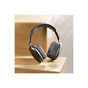P9 Air Kablosuz Bluetooth 5.0 Wirelles Mikrofonlu Kulaklık Stereo Siyah