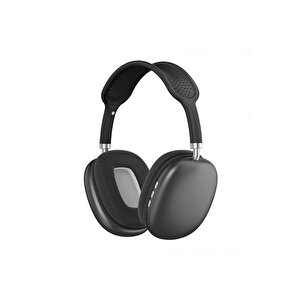 P9 Air Kablosuz Bluetooth 5.0 Wirelles Mikrofonlu Kulaklık Stereo Siyah