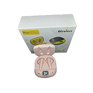 Pro6 Plus Kablosuz Led Işıklı Oyuncu Bluetooth Kulaklık 5.0 Pembe