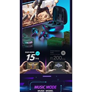Kablosuz Oyuncu Kulaklığı Rgb Işıklı Çift Mikrofonlu 3 Modlu Bluetooth 5.0 G10