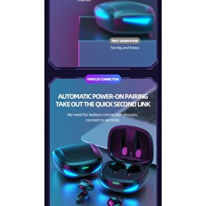 Kablosuz Oyuncu Kulaklığı Rgb Işıklı Çift Mikrofonlu 3 Modlu Bluetooth 5.0 G10