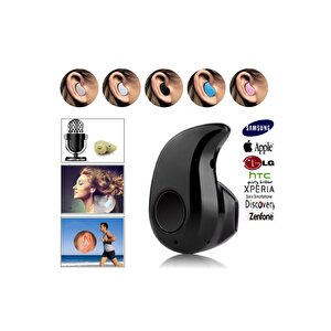 Süper Mini Siyah Bluetooth Kulaklık