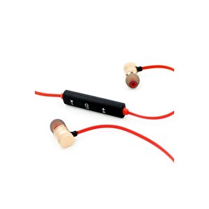 Kırmızı Sports Mıknatıslı Bluetooth Kulaklık