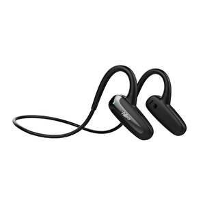 Hileo Hi̇70 Kablosuz Mikrofonlu Boyuna Asılabilir Bluetooth Kulaklık Siyah