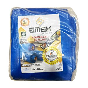 Emek Çadır Kumaşı Branda Tente Uv Güneşlik Gölgelik Koruma Yağmur Su Geçirmez - 4x10 Metre - 5 Paket