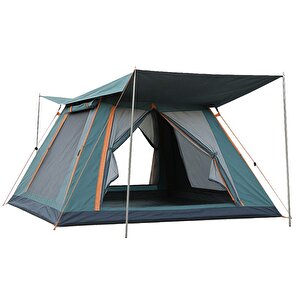 Yek Outdoor 4 Kişilik Tam Otomatik Tenteli Kamp Çadırı 240x240x160