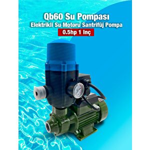 Moonshop Paket Hidrofor Otomatik Sistem Su Pompası 5 Yıl Garantili Qb60 Ve Hidrofor 2 Yıl Garantili