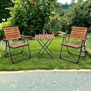 Bistro Set Metal Iskeletli 52x52