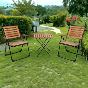 Bistro Set Metal Iskeletli 52x52