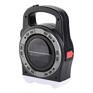 20 Watt Cob Ledli 3 Kademeli Şarj Edilebilir Usb Çıkışlı Solar Lamba