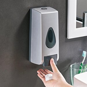 Manuel Sıvı Sabunluk  Banyo Duş Şampuanı Jel Deterjan Dağıtıcı Duvara Monte Sabunluk