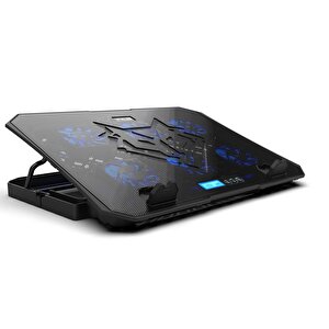 Inc-617gms Empousa Lcd Control Panel 6x60 Mm 3200rpm 2xusb Gamıng Notebook Cooler9 "-17"
