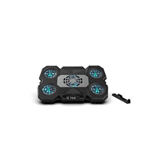 Inca Inc-614gms Empousa 1x100+4x70mm Fan 2600rpm 2xusb Gamıng Notebook Cooler 9 "-17"