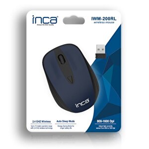 Iwm-200rl 2.4ghz Wireless Nano Alıcılı Lacivert Mouse
