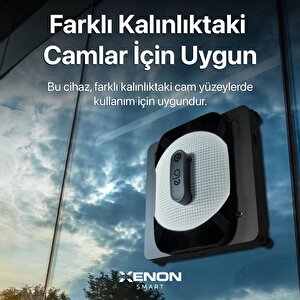Elo Akıllı Cam Silme Robotu, Cam Temizleme Robotu Wi-fi Mobil Uygulama ve Uzaktan Kumanda, 3 adet Yedek Mop X8681