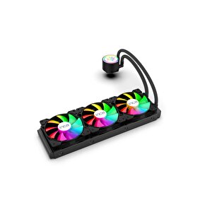 Inca Iss-03xn Intel/amd 3x120mm Argb Led Fanlı Am5 Control Remote Cpu Liquid Cooler