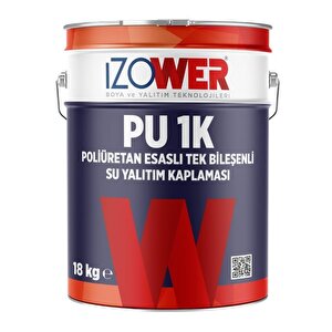 Izower Pu-1k Su Yalıtım Kaplaması - Gri - 18 Kg 18 kg